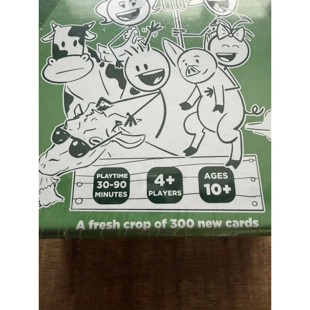 NIB Kids Against Maturity Down on the Farm Stand-Alone Card Game Sealed 300 Card